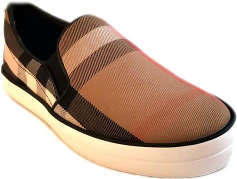 BURBERRY Gauden House Check Canvas Skate Slip On Sneaker